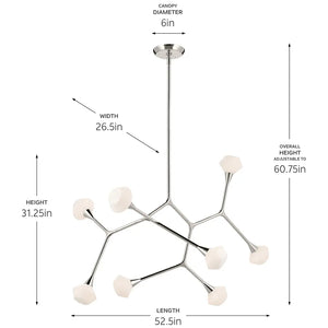 Cassius Chandelier Extra Large 8Lt