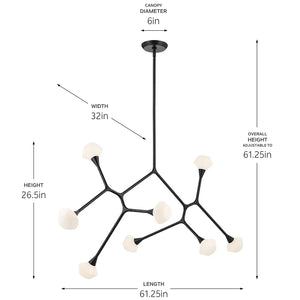 Cassius Chandelier Extra Large 8Lt