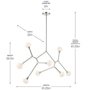 Cassius Chandelier Extra Large 8Lt