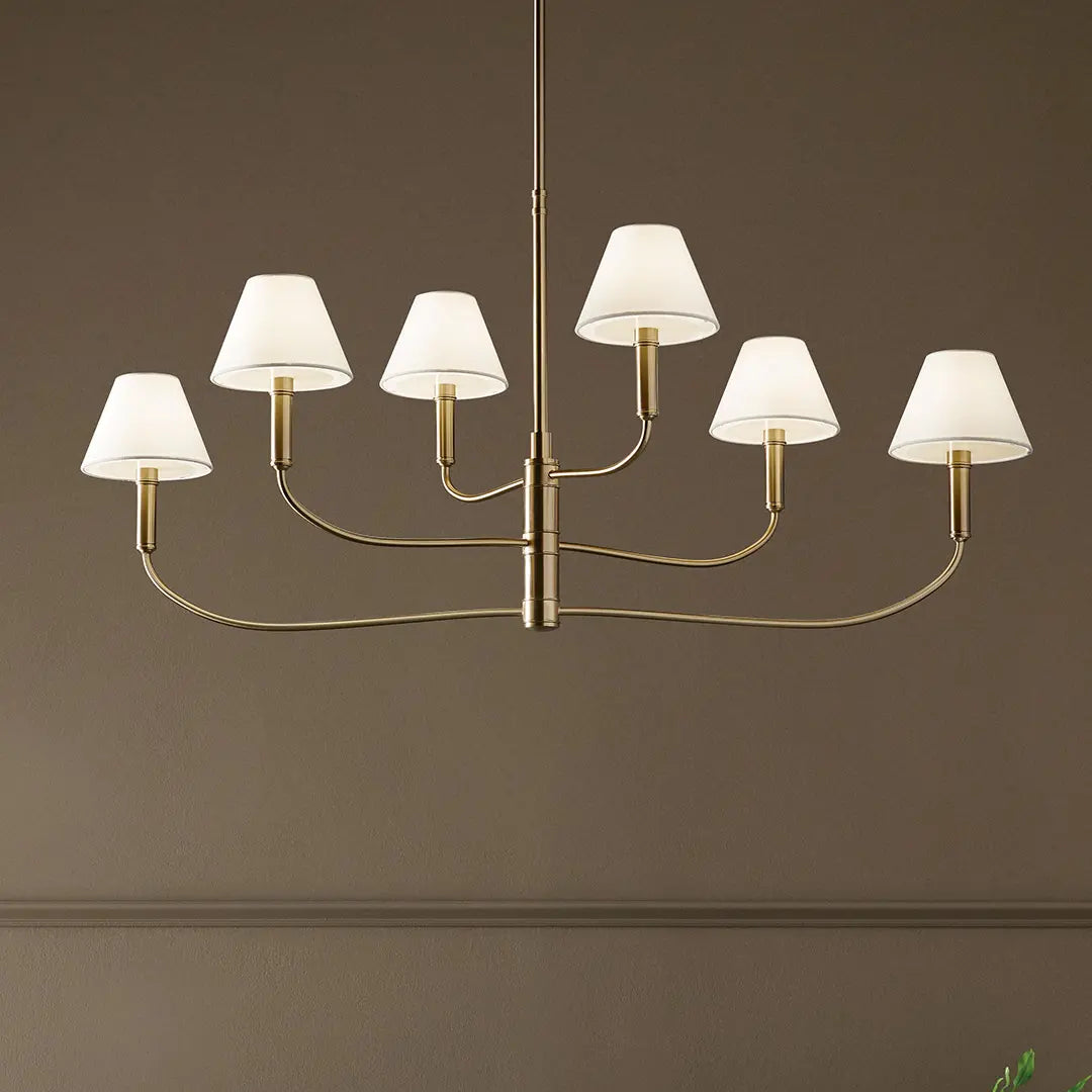 Eadie Chandelier Large Multi Tier 6Lt