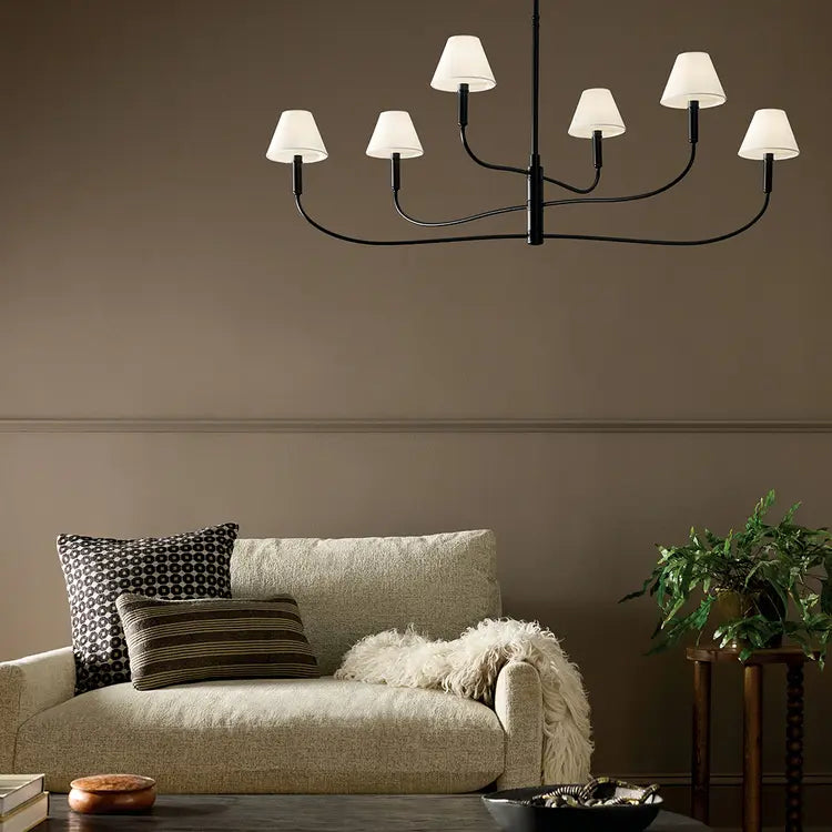 Eadie Chandelier Extra Large Multi Tier 6Lt