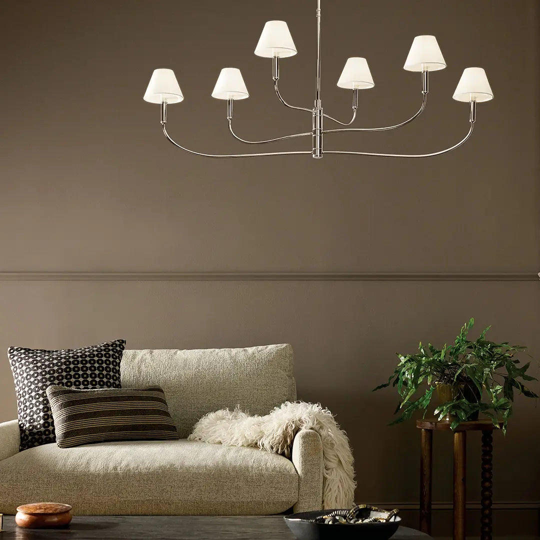 Eadie Chandelier Extra Large Multi Tier 6Lt