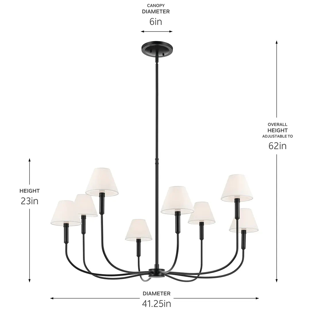 Eadie Chandelier Large 8Lt