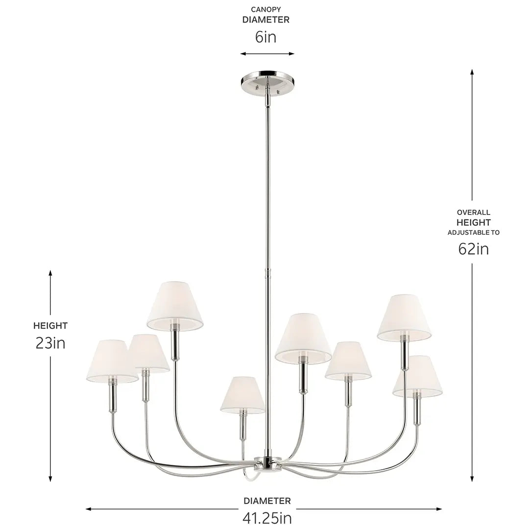 Eadie Chandelier Large 8Lt