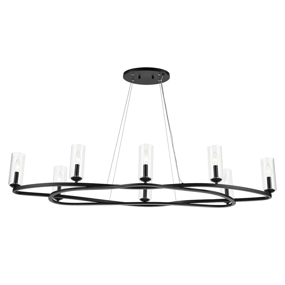 Harpin Oval Chandelier 8Lt
