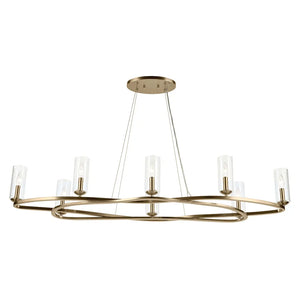 Harpin Oval Chandelier 8Lt