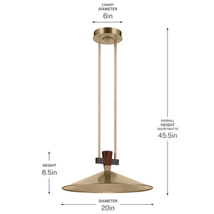 Tenon Pendant 1Lt