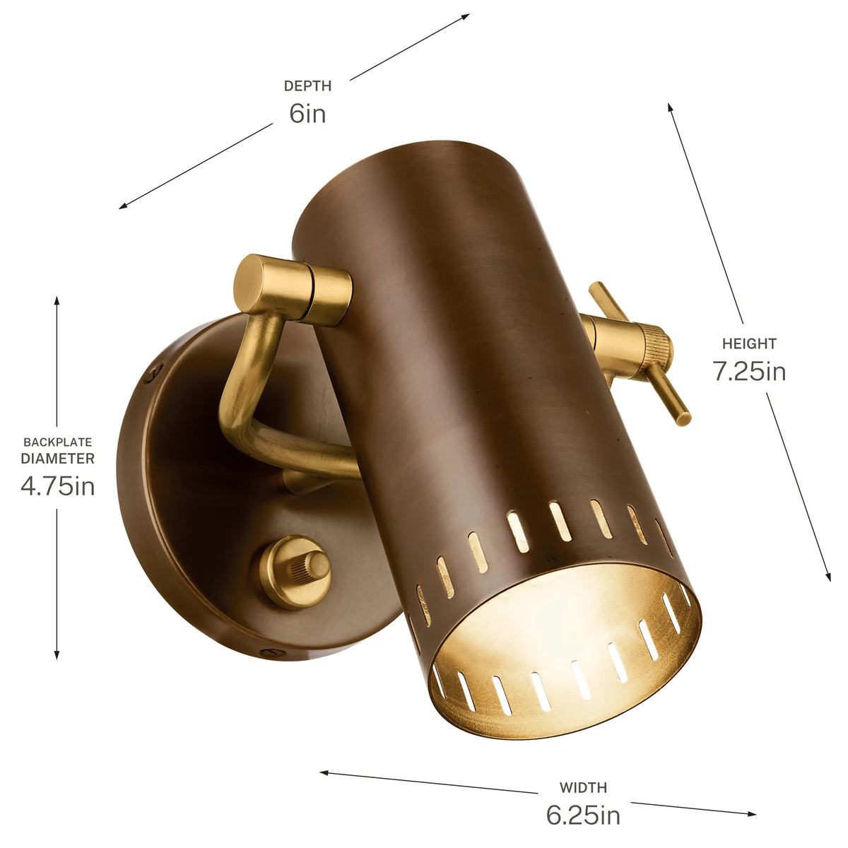 Ruehl Wall Sconce 1Lt