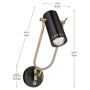Ruehl Wall Sconce 1Lt