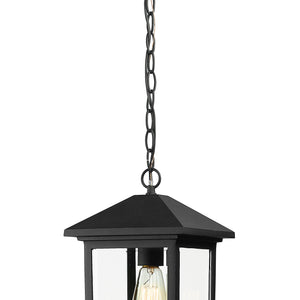 Portland 1 Light Outdoor Chain Mount Ceiling Fixture