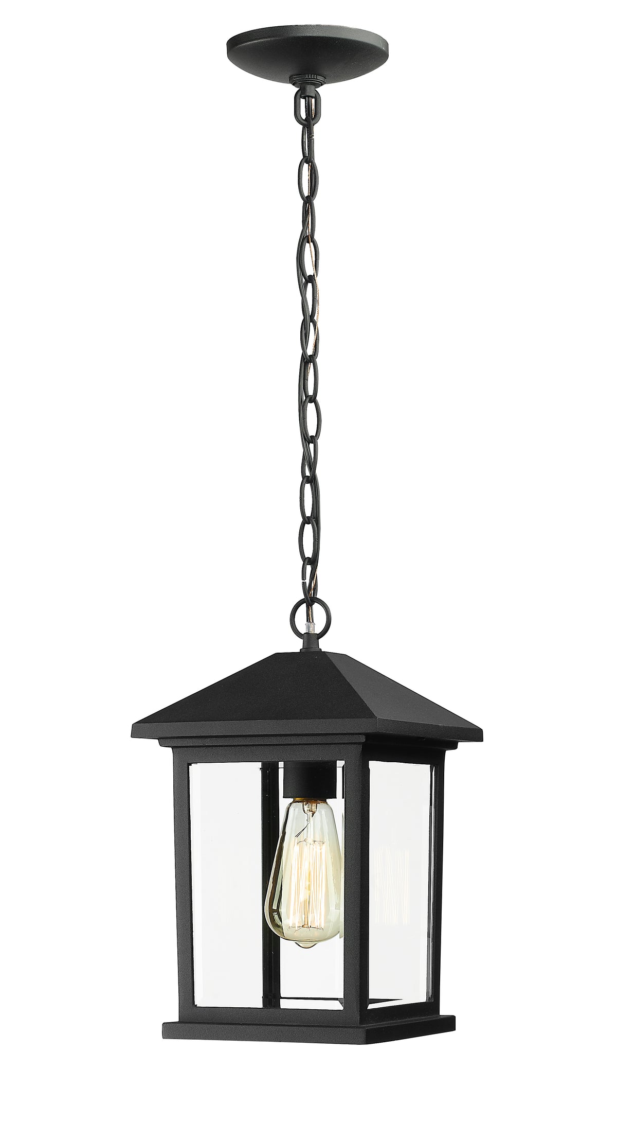 Portland 1 Light Outdoor Chain Mount Ceiling Fixture
