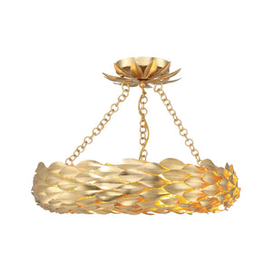 Broche 18'' LED Semi Flush Mount