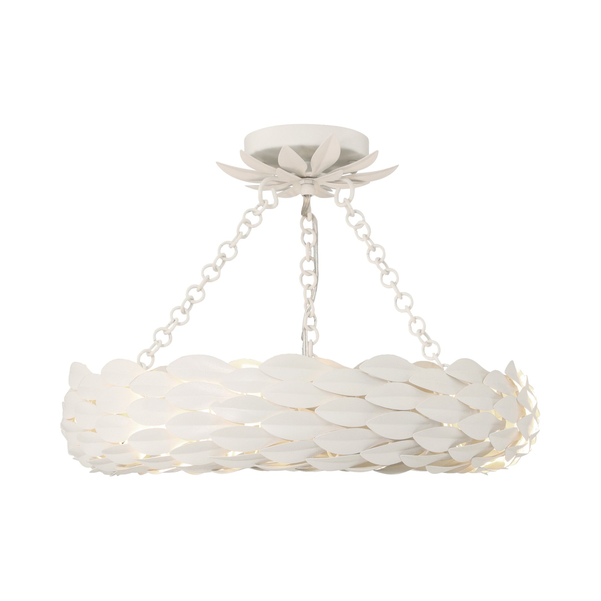 Broche 18'' LED Semi Flush Mount