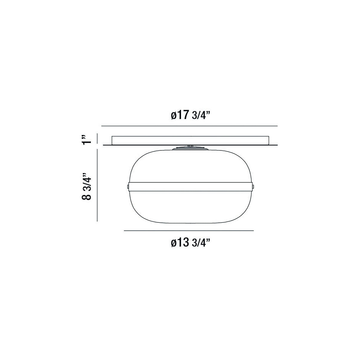 Nottingham 14" Flush Mount