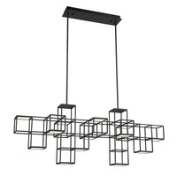 Ferro 13-Light 55" Integrated LED Linear Chandelier