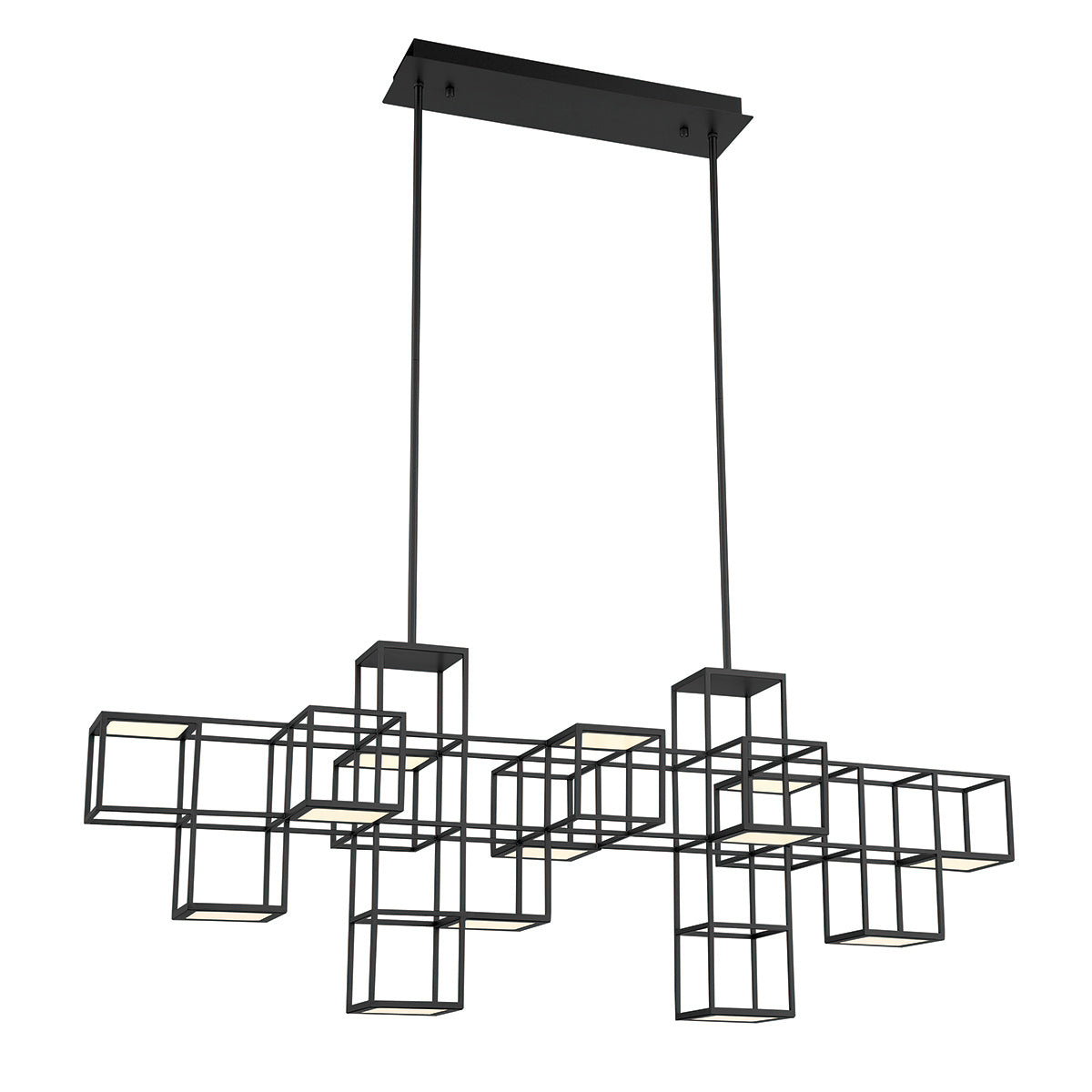 Ferro 13-Light 55" Integrated LED Linear Chandelier