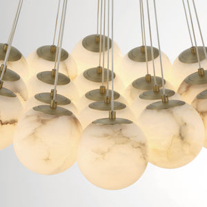 Kepler 19-Light 29" Integrated LED Grand Chandelier