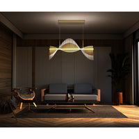 Voltik 72-Light 59" Integrated LED Grand Chandelier