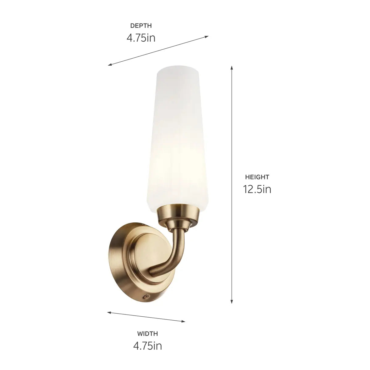 Truby Wall Sconce 1Lt