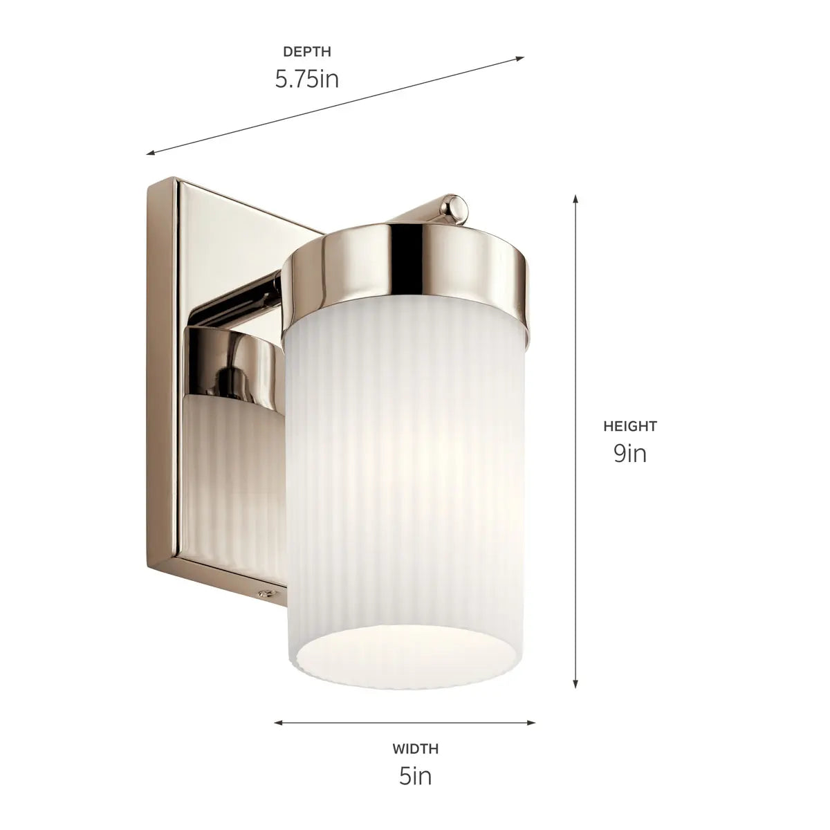 Ciona Wall Sconce 1Lt