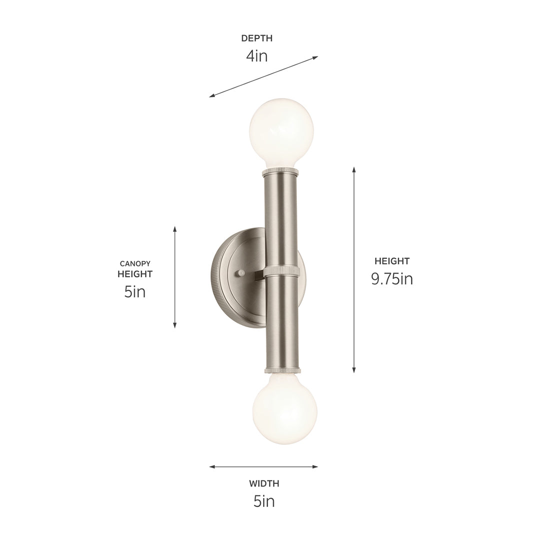 Torche Wall Sconce 2Lt