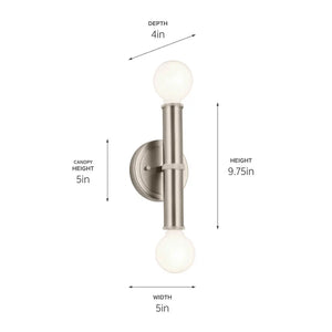 Torche Wall Sconce 2Lt