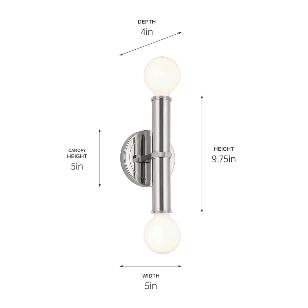 Torche Wall Sconce 2Lt