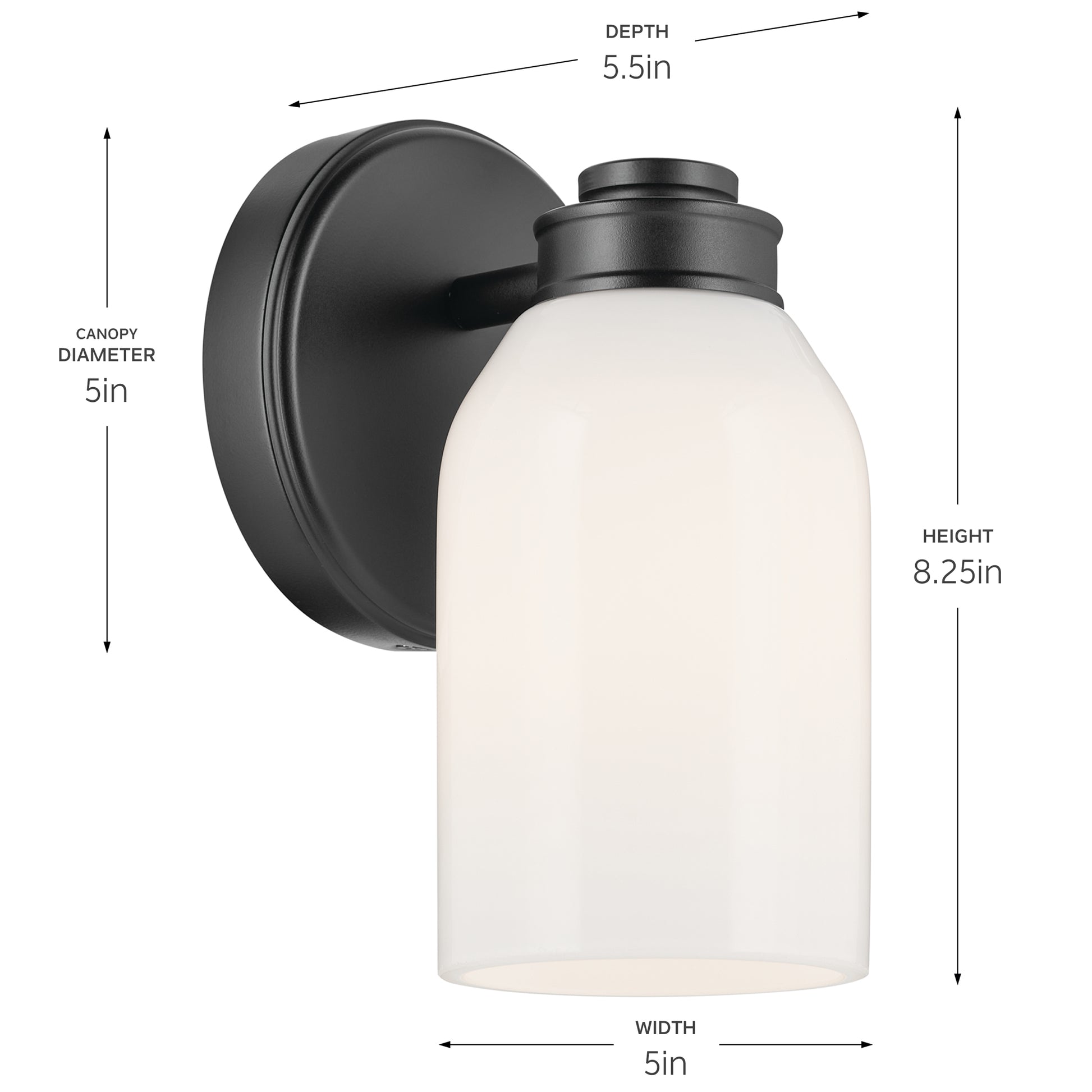 Shae Wall Sconce 1Lt