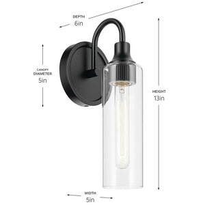 Kavi Wall Sconce 1Lt