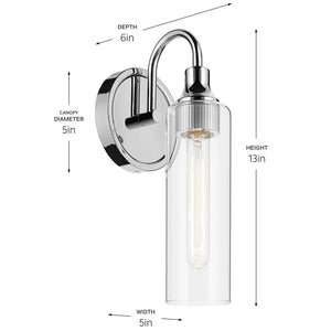 Kavi Wall Sconce 1Lt