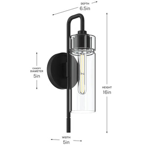 Niccol Wall Sconce 1Lt