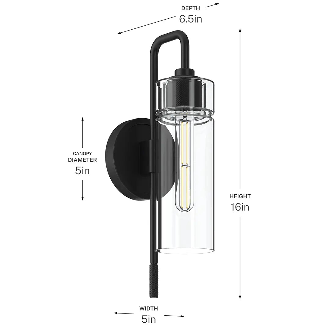 Niccol Wall Sconce 1Lt