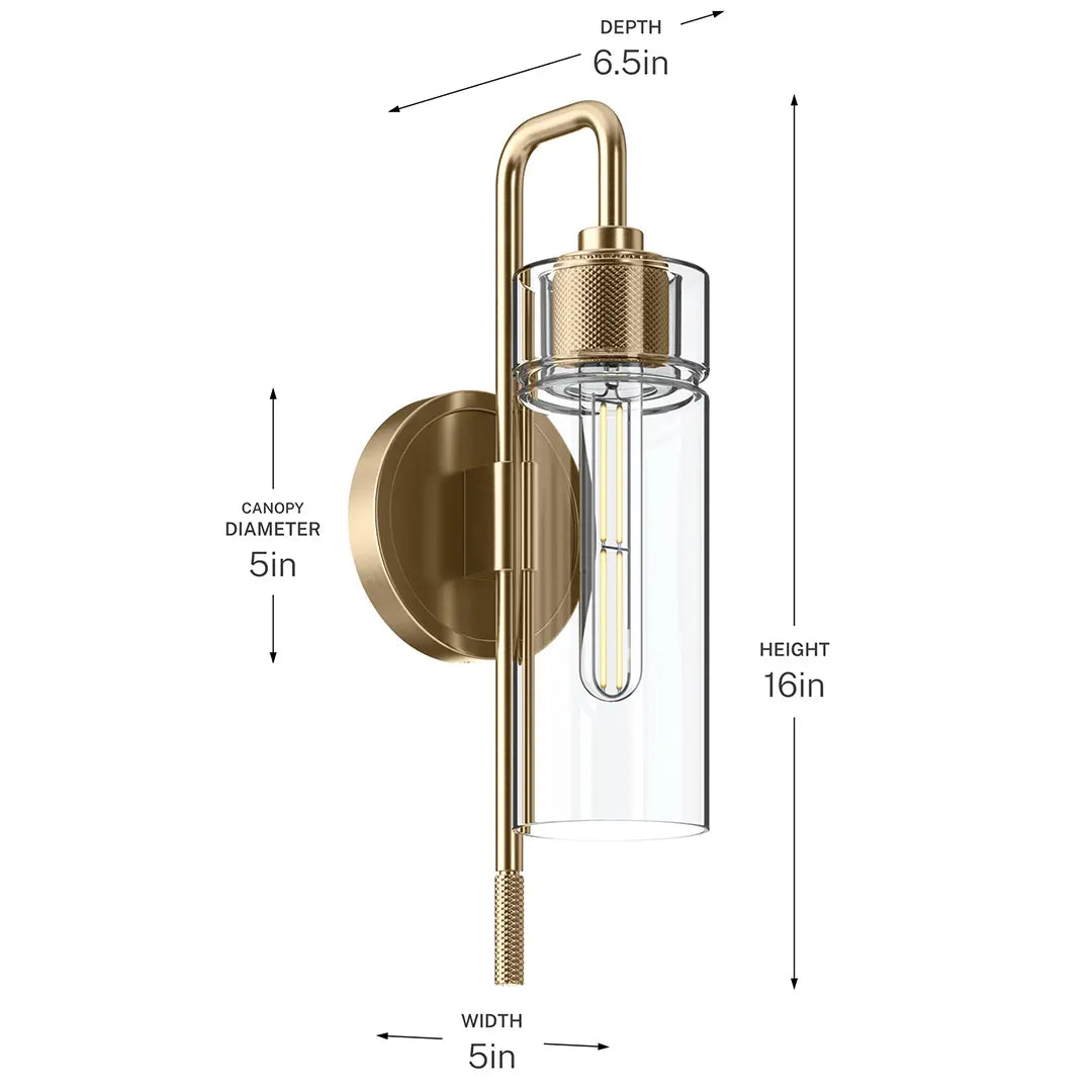 Niccol Wall Sconce 1Lt