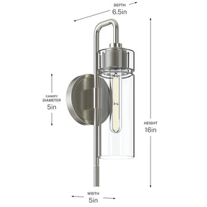 Niccol Wall Sconce 1Lt