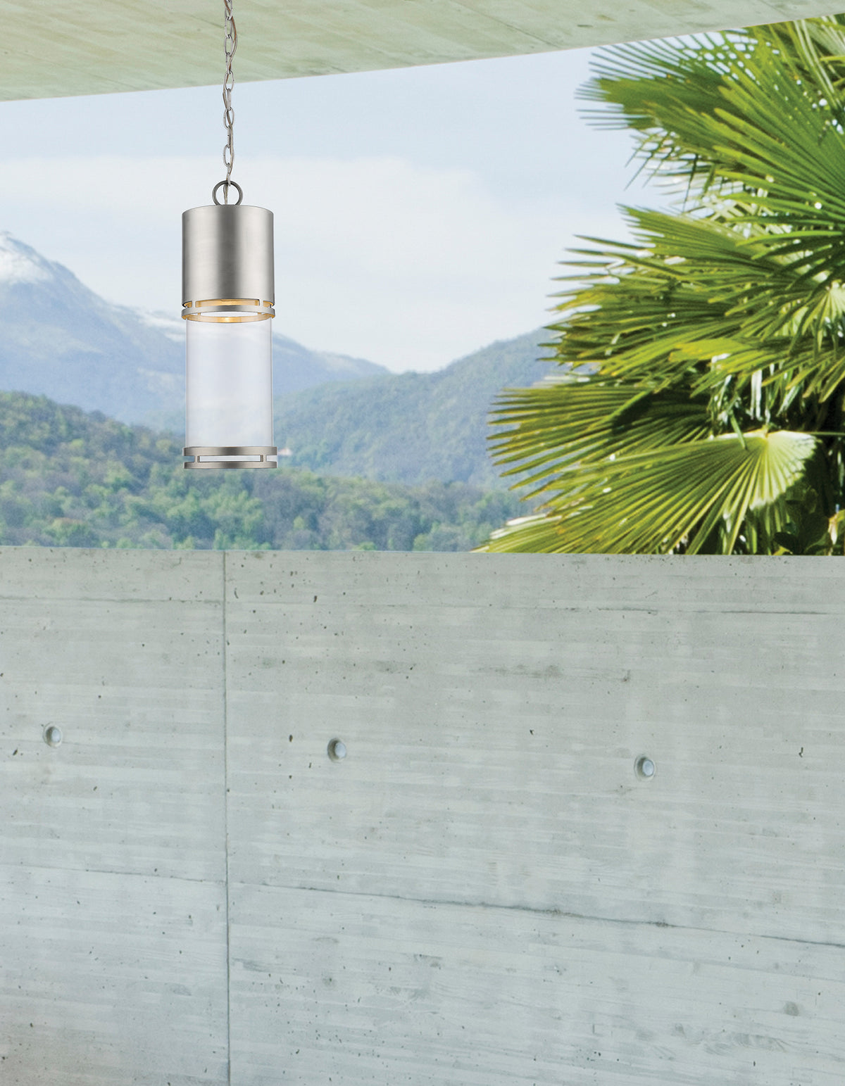 Luminata 1 Light Outdoor Chain Mount Ceiling Fixture