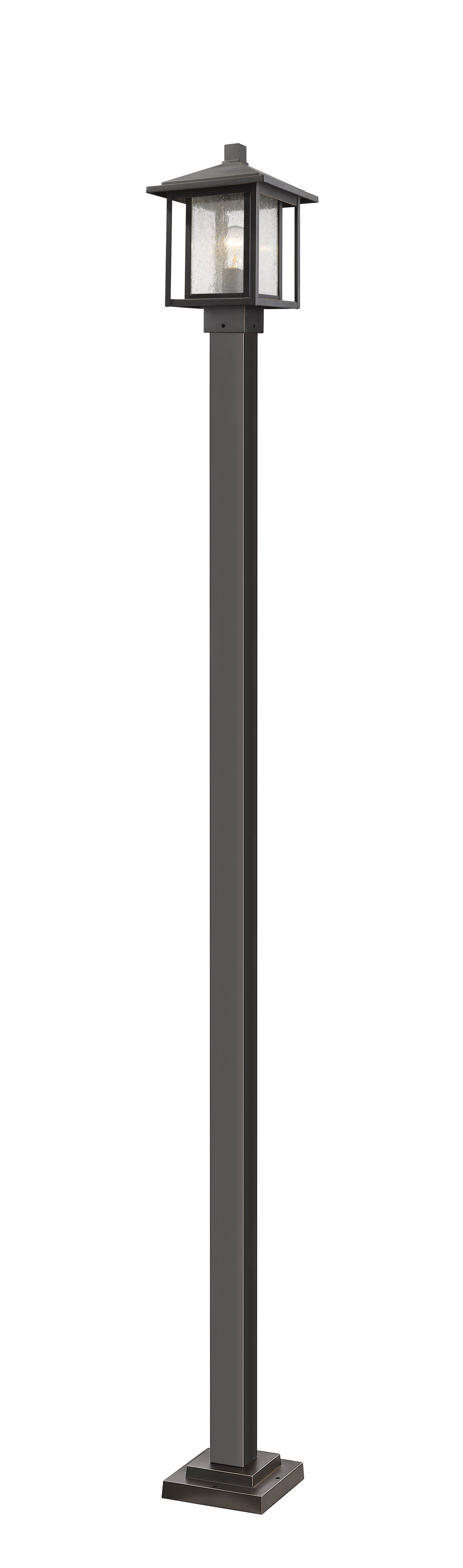 Aspen 1 Light Outdoor Post Mounted Fixture