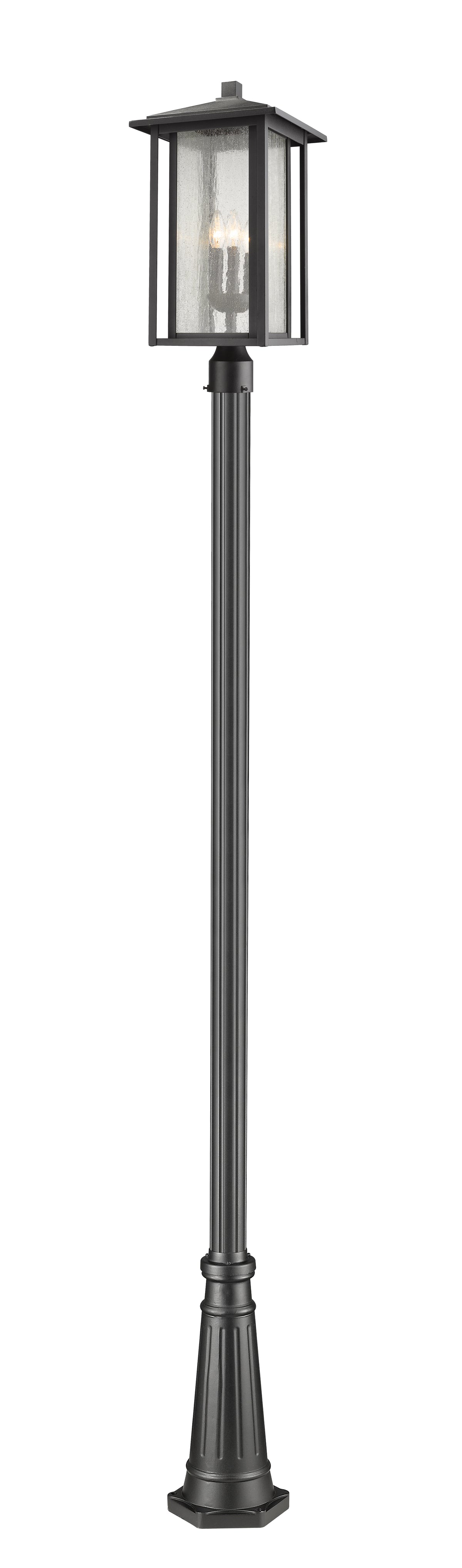 Aspen 3 Light Outdoor Post Mounted Fixture