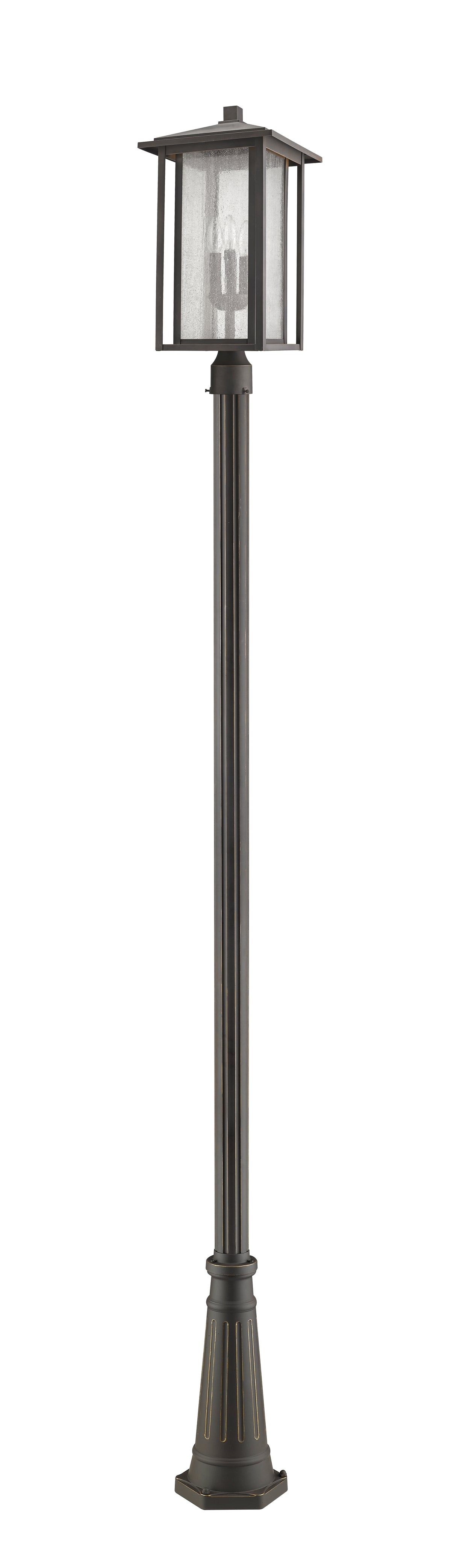 Aspen 3 Light Outdoor Post Mounted Fixture