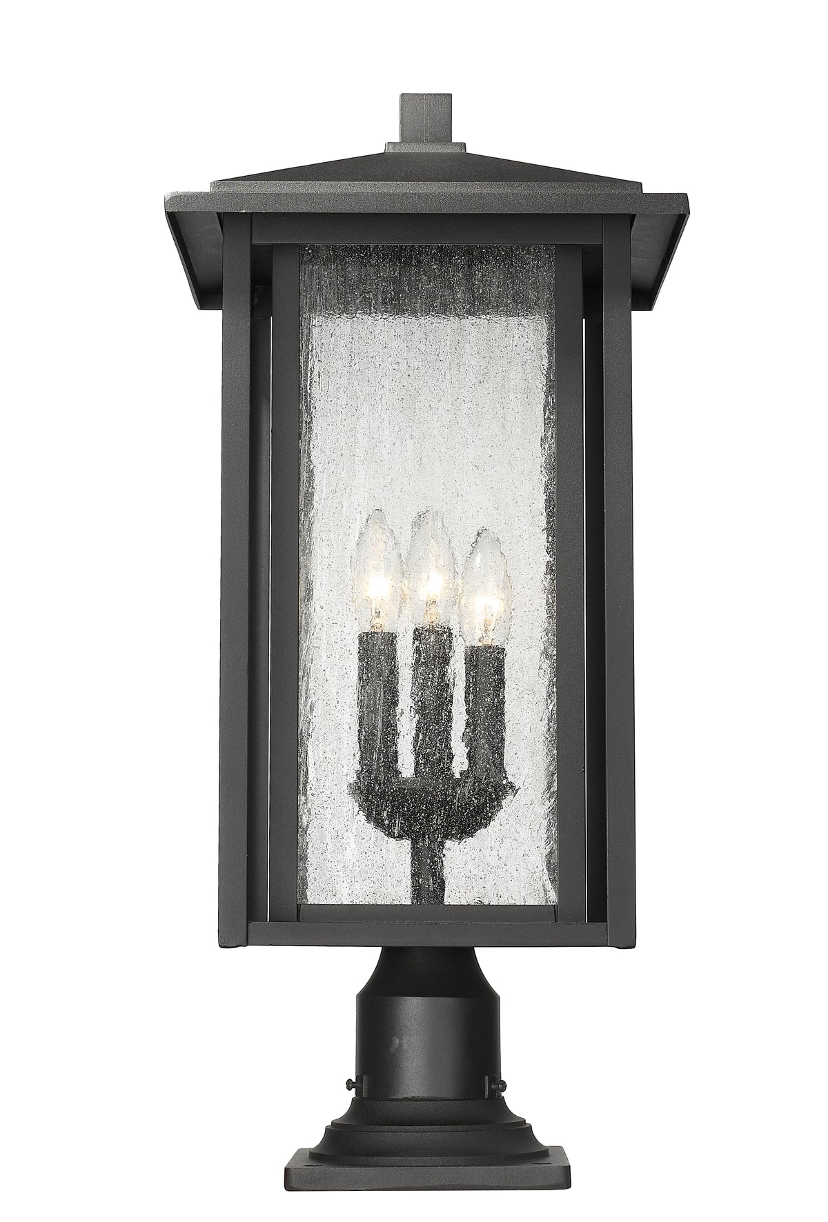 Aspen 3 Light Outdoor Pier Mounted Fixture