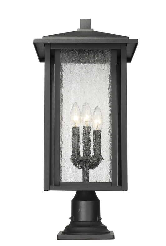 Aspen 3 Light Outdoor Pier Mounted Fixture