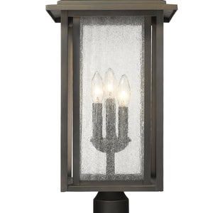 Aspen 3 Light Outdoor Pier Mounted Fixture
