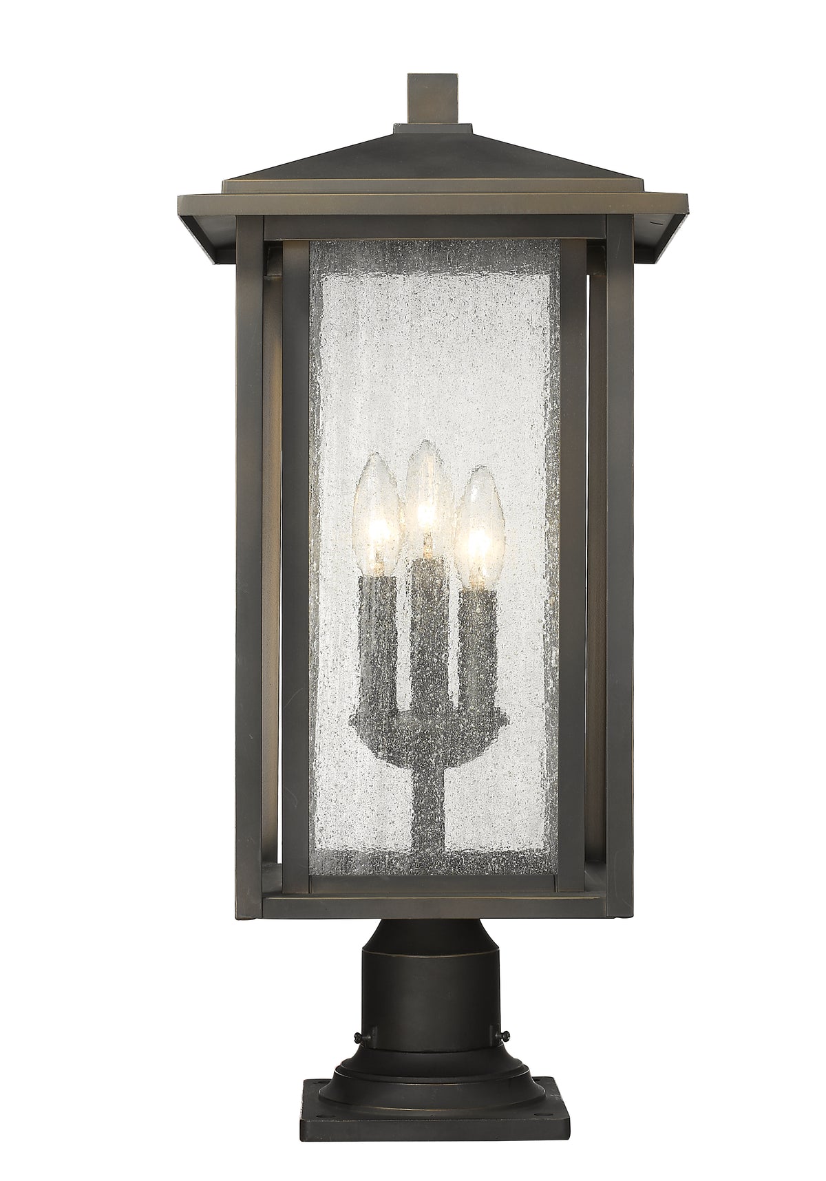 Aspen 3 Light Outdoor Pier Mounted Fixture