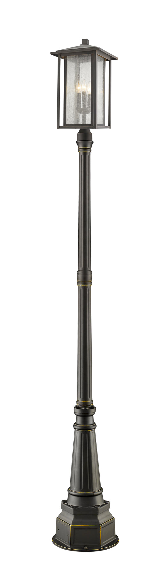 Aspen 3 Light Outdoor Post Mounted Fixture