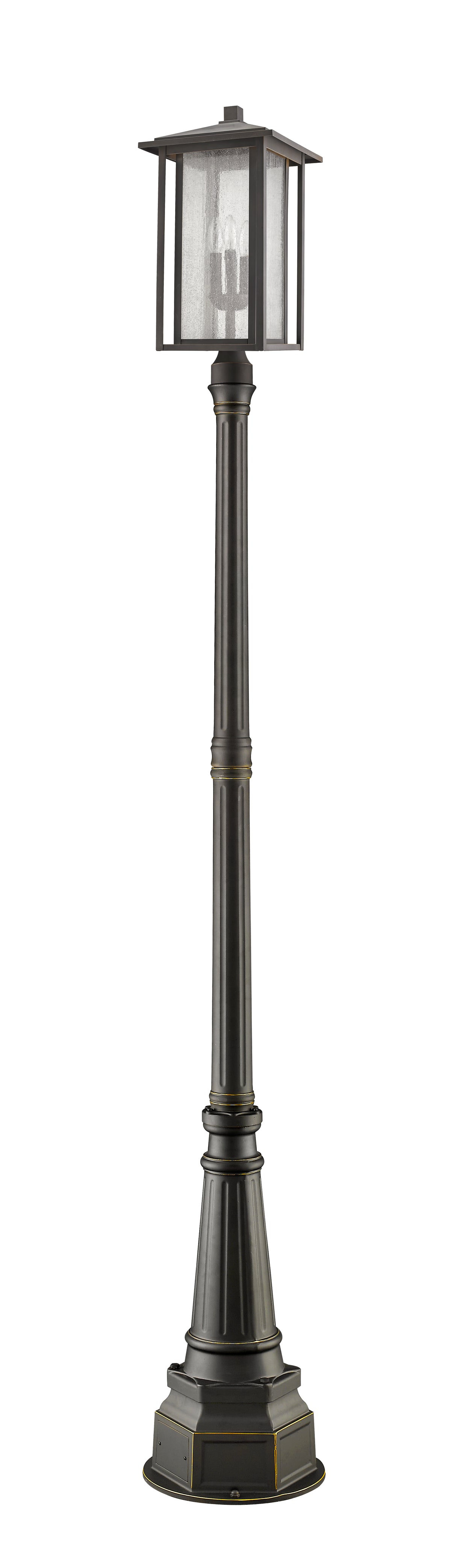 Aspen 3 Light Outdoor Post Mounted Fixture