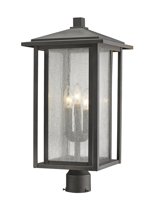 Aspen 3 Light Outdoor Post Mount Fixture