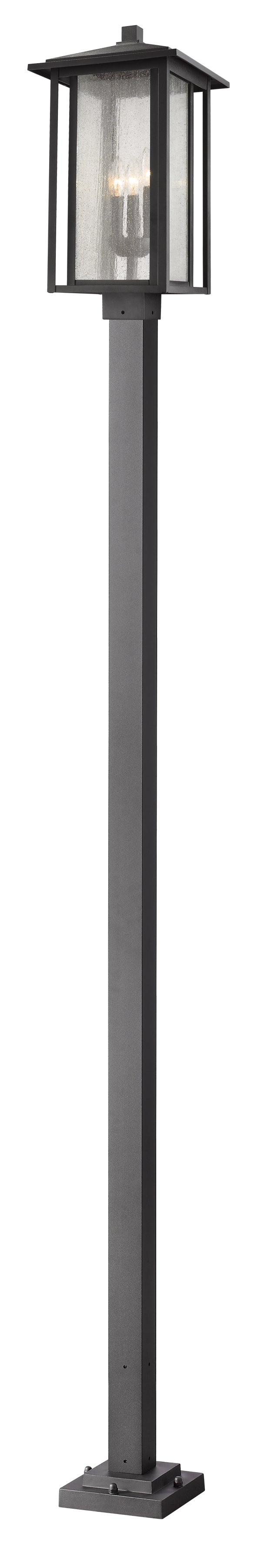 Aspen 3 Light Outdoor Post Mounted Fixture