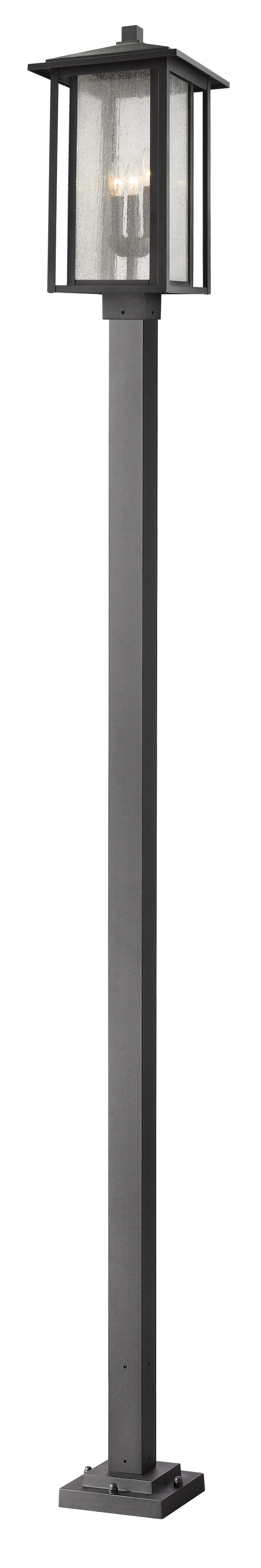 Aspen 3 Light Outdoor Post Mounted Fixture