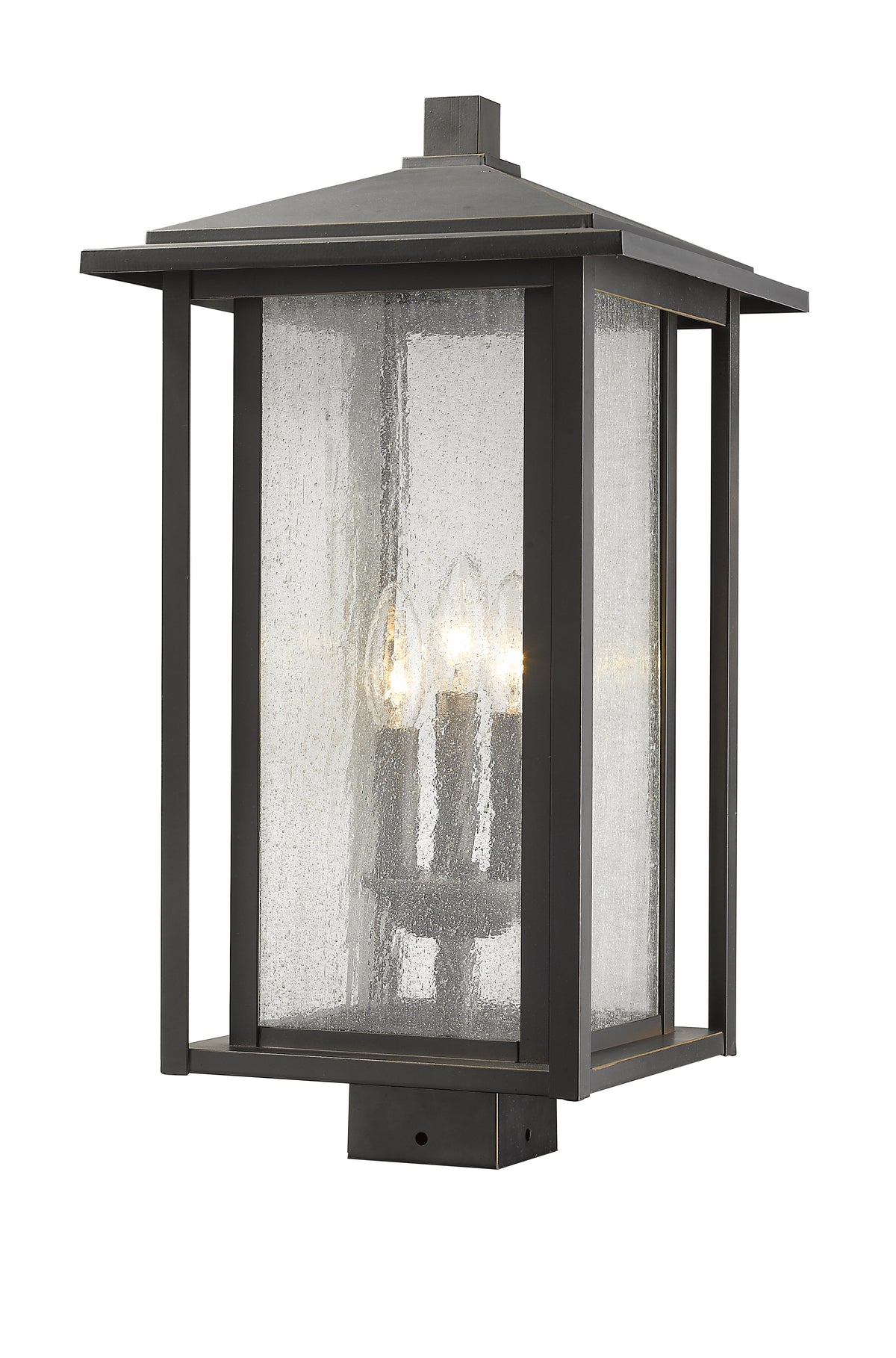 Aspen 3 Light Outdoor Post Mount Fixture