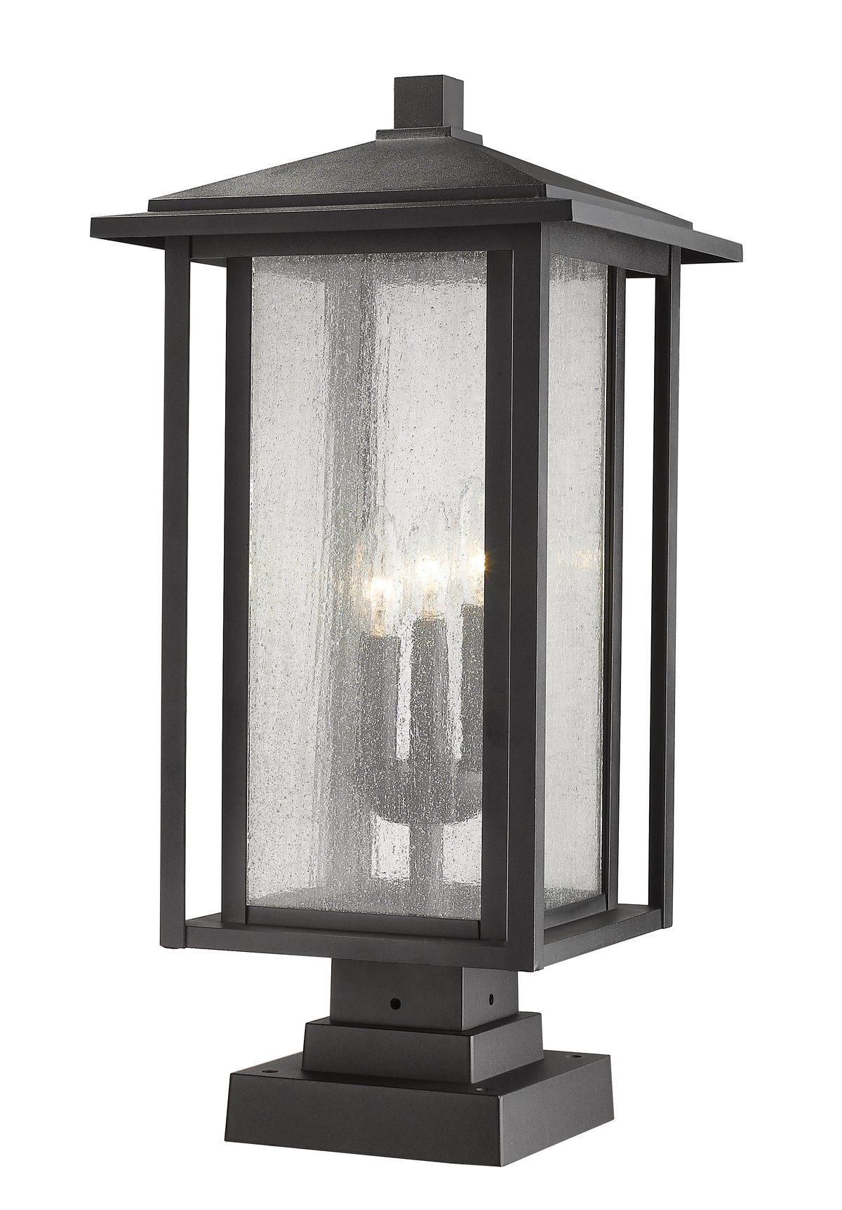 Aspen 3 Light Outdoor Pier Mounted Fixture