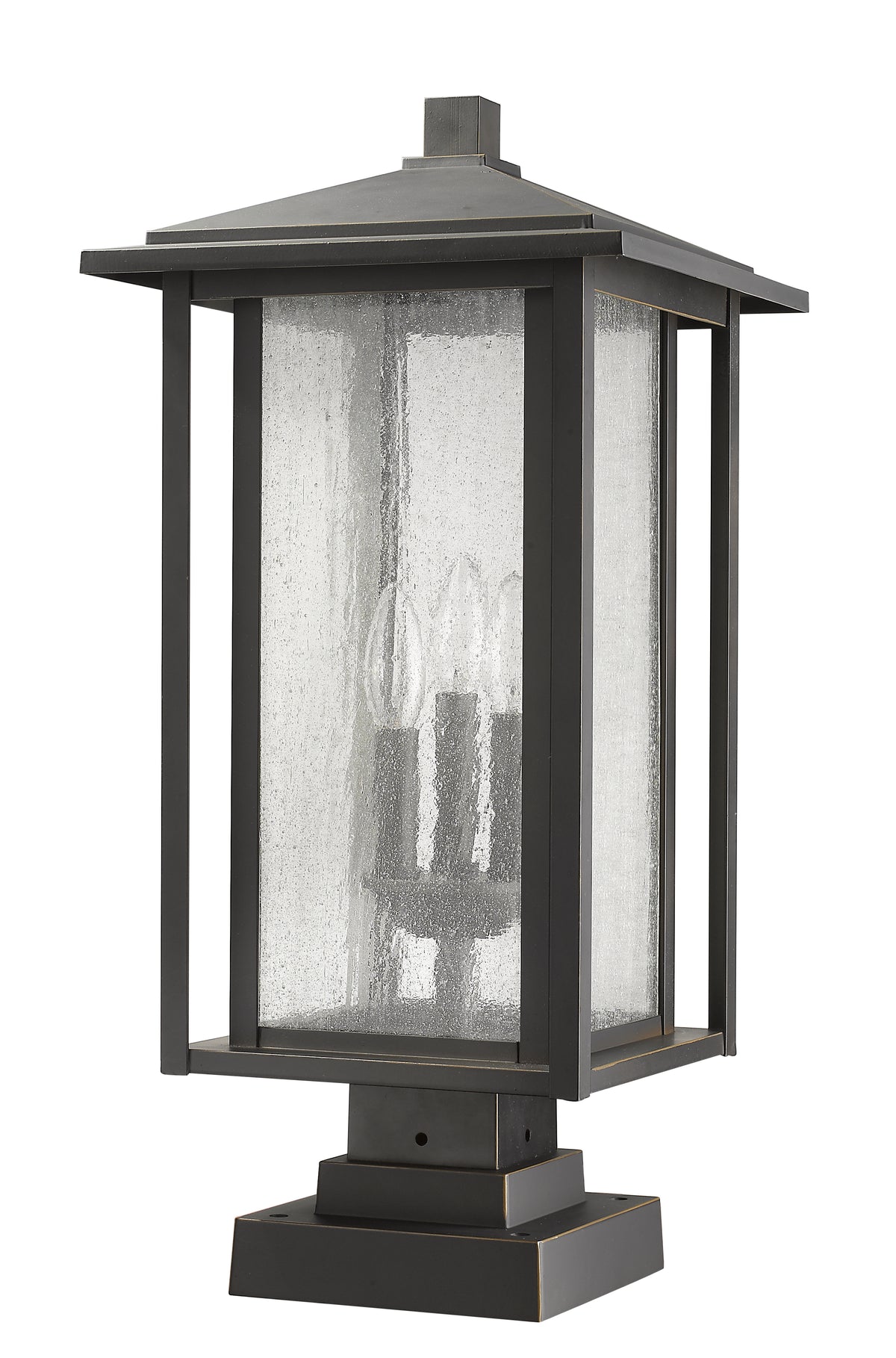 Aspen 3 Light Outdoor Pier Mounted Fixture